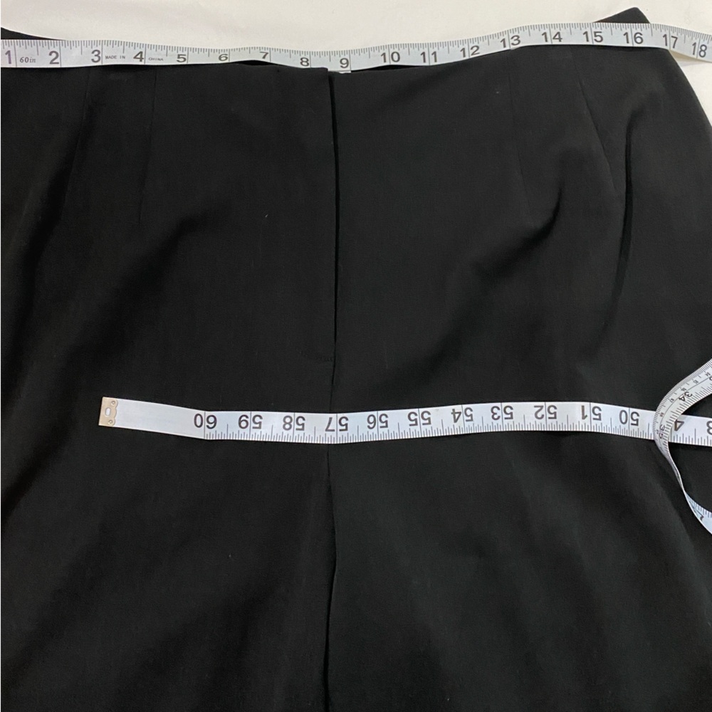 🆕Talbots Petite Black Classic Fit‎ High Rise Straight Leg Stretch Trousers 14W - Picture 6 of 9